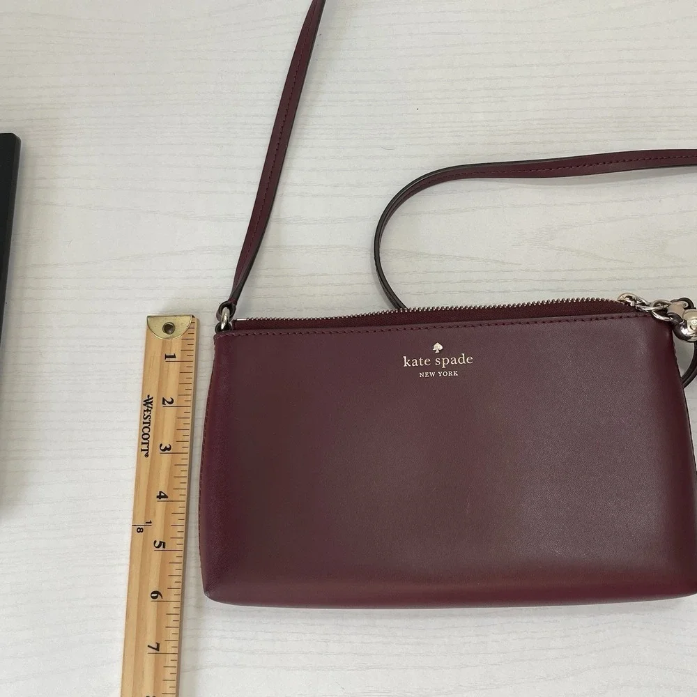 Kate Spade Ivy Street Amy‎ Purple Smooth Leather Crossbody WKRU4856